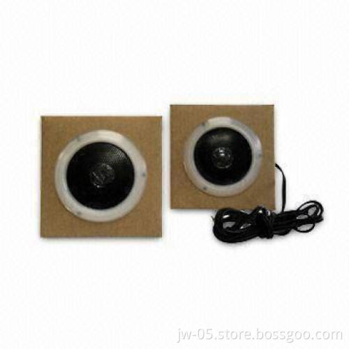 Portable Folding Speakers, Can Connect to MP3 and CD Players